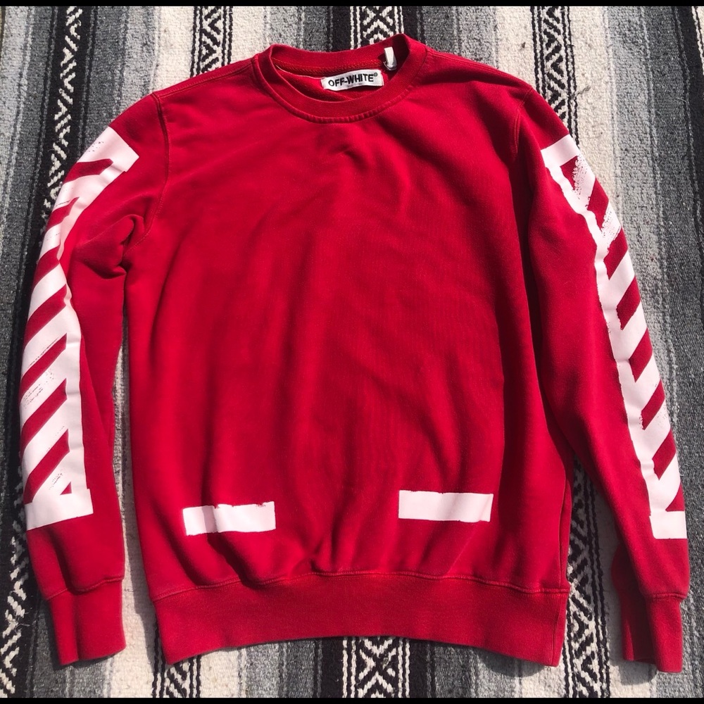 Men’s Off White crew neck